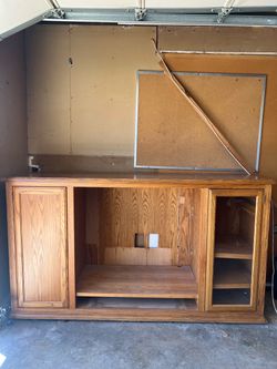 Solid Wood Entertainment Center