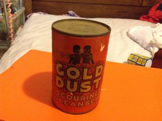 Vintage gold dust scouring cleanser