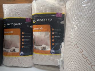 Serta Sertapedic CopperLoft King Pillows $16 EACH