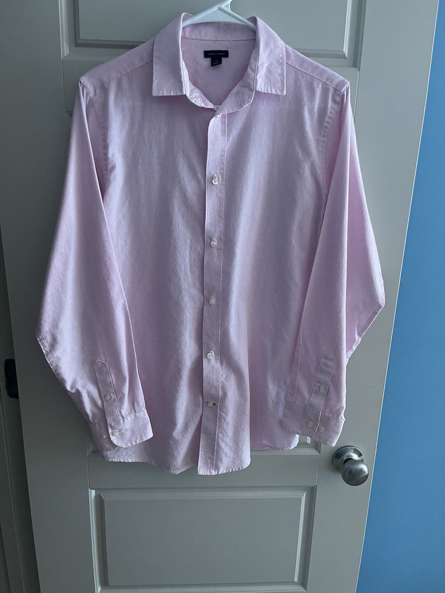 Pink Tommy Hilfiger Dress Shirt