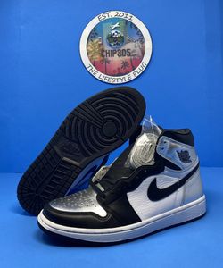 Jordan Retro 1 High (Silver Toes) 