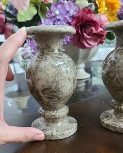 REAL Marble Vase/Candle Holders 