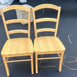Wooden Chair Set