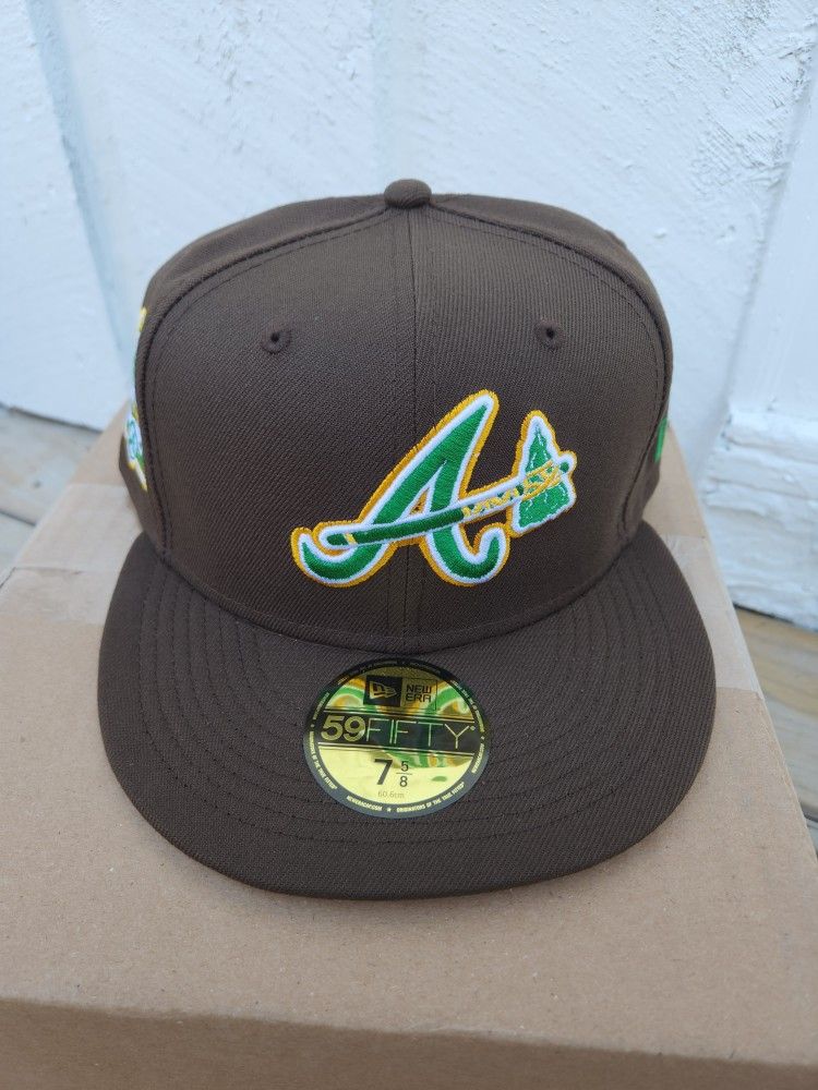 NEW ERA  MLB ATLANTA BRAVES  FITTED Size 7 5/8