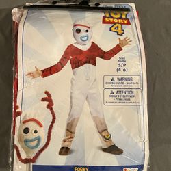 Toy Story 4 Kids Forky Costume/Cosplay (New)