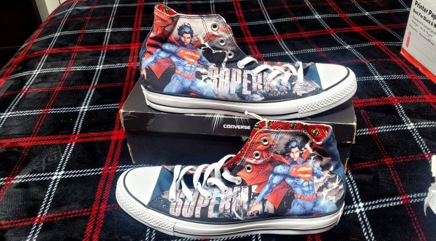 Superman Converse Chuck Taylor Unisex Shoes