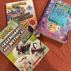 Pokémon handbook and guide books bundle
