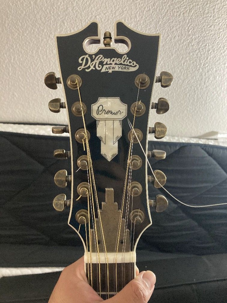 D Angelico 12 String Acoustic Electric Guitar 