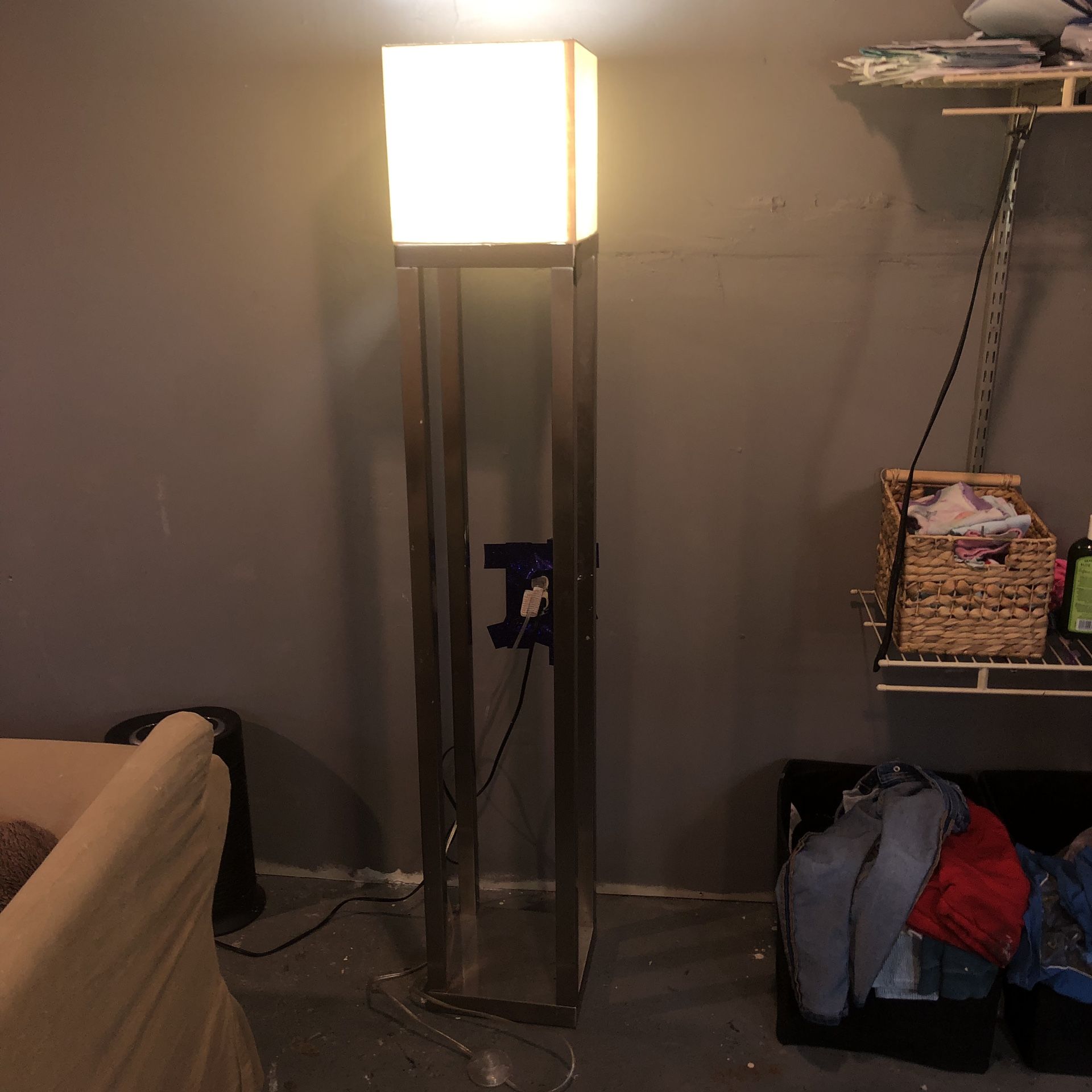 Long floor lamp