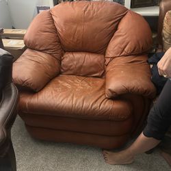 Leather Couch Chair