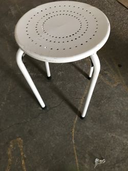 White stool