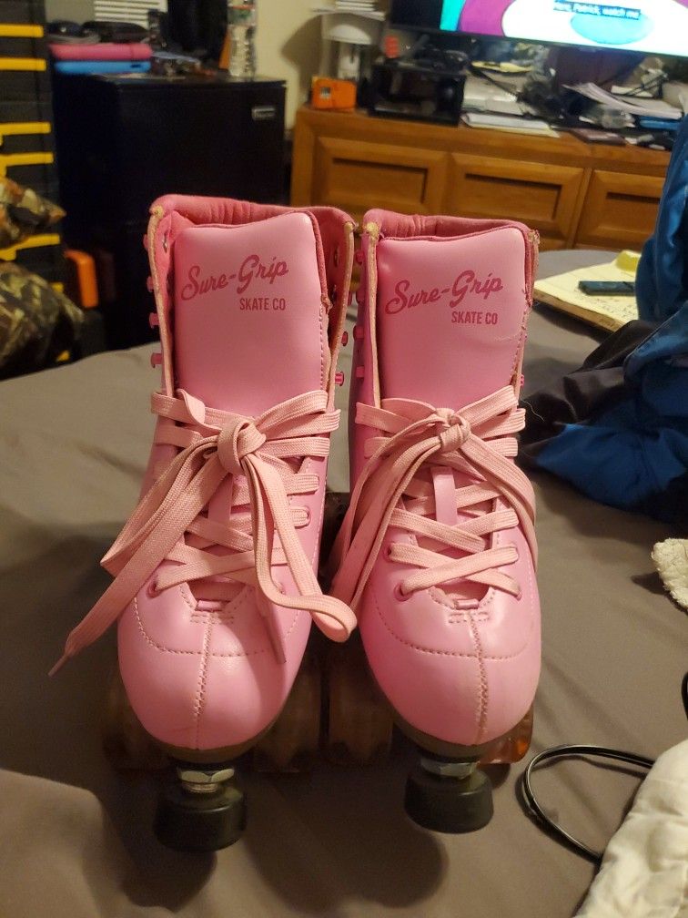 Sure Grip Womens Roller Skates Size 7 Good Condition