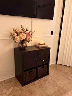 Black cabinet