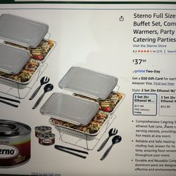 Party Chafing Dishes Still In Box - Tailgate, Cater