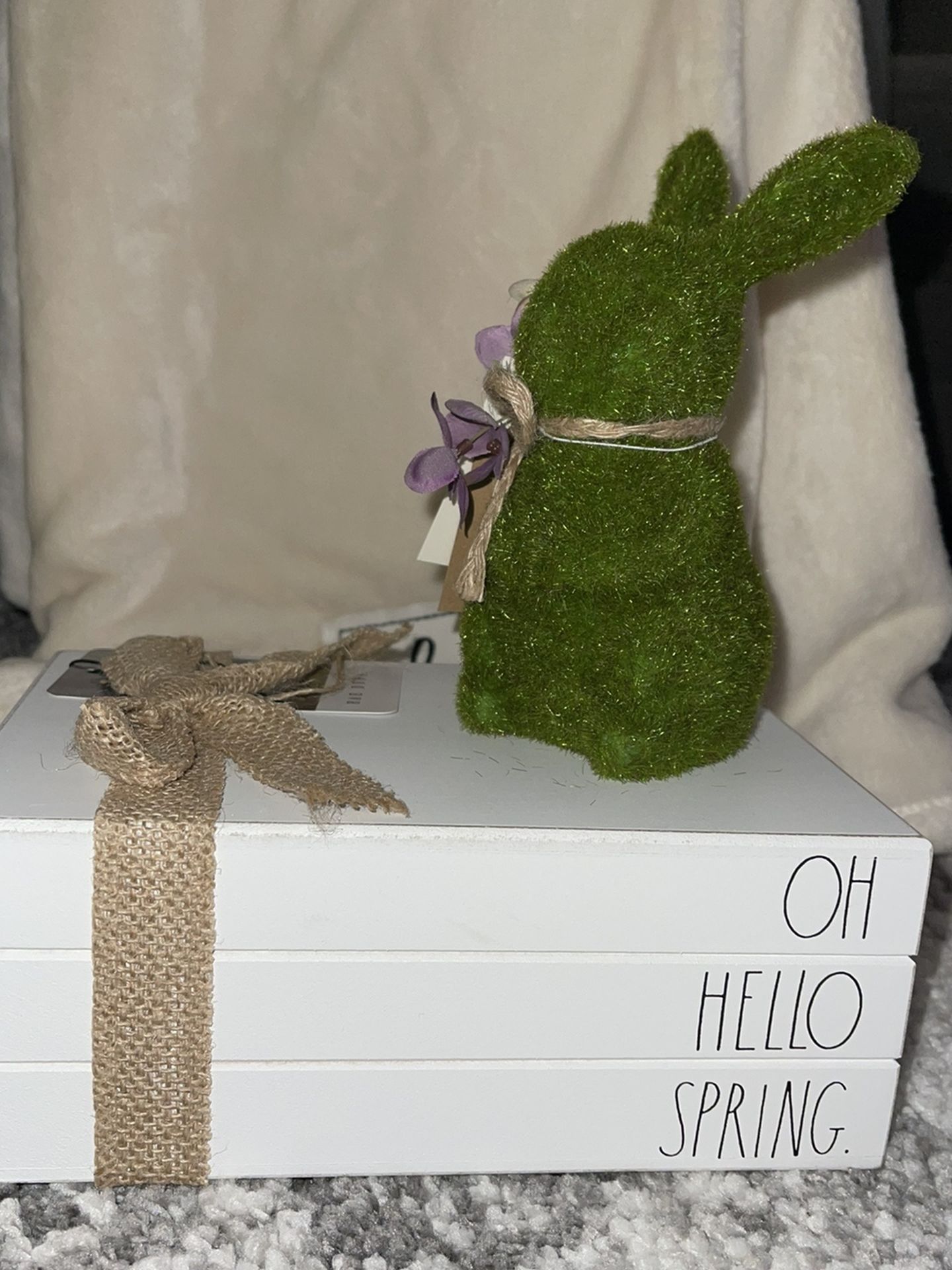 Rae Dunn Spring Book Stack