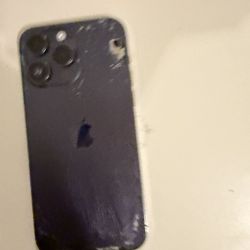 iPhone 14 Pro Max 128 Gig Back Of Phone Cracked Unlocked!