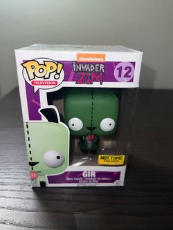 VAULTED EXCLUSIVE GLOW IN DARK Gir in Dog Suit Funko Pop #12 Invader Zim Television Animation GITD