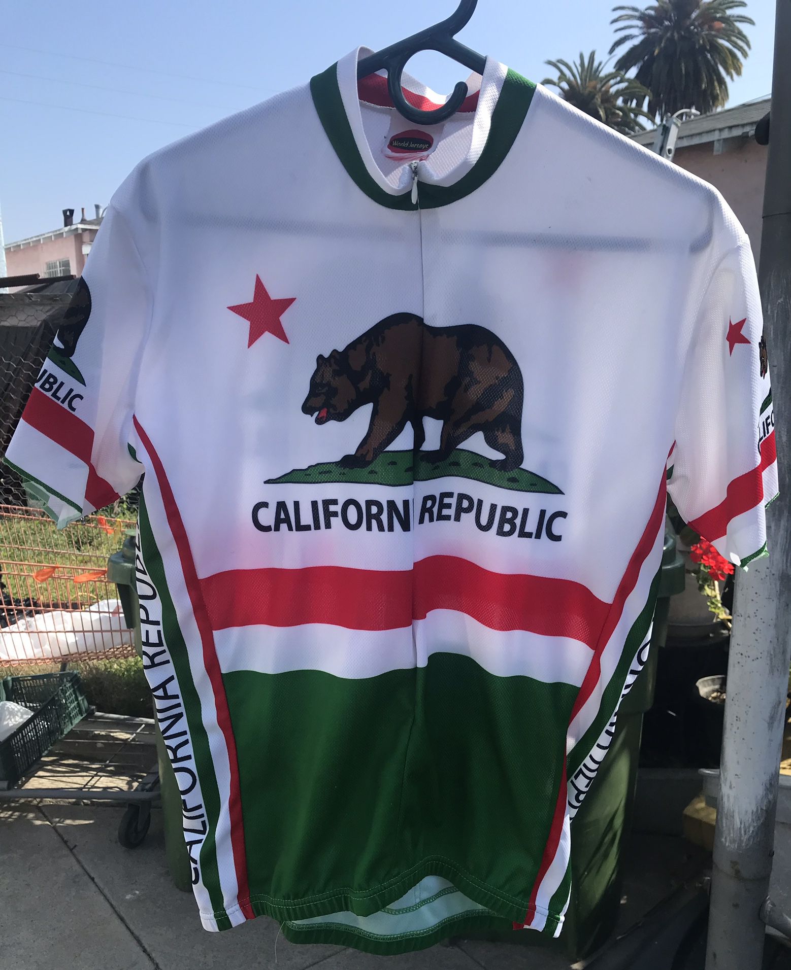 California Flag Cycling Jersey 