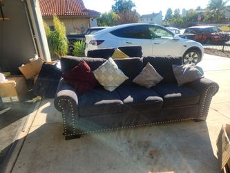 2 Couches For Sale, Dark BLUE