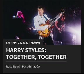 Harry styles tickets
