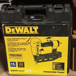 Dewalt 16 Ga Precision Point Finish Nailer