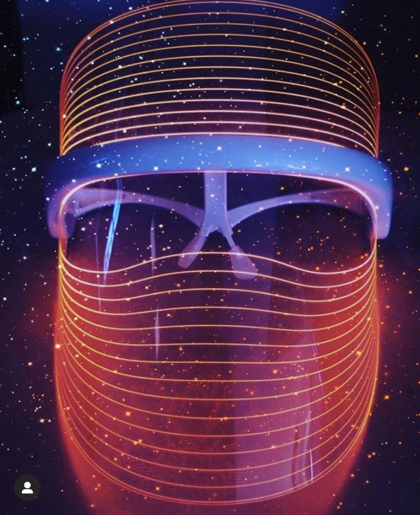 LED. Face mask