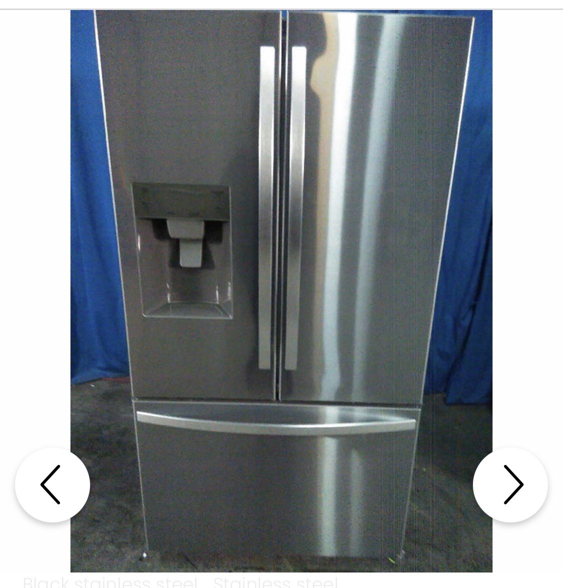 Kenmore 75507 25.5 Cu. Ft. French Door Refrigerator with Dual Ice Makers Black Stainless Steel