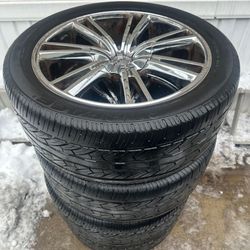 20” Universal 5 Lugs Wheels & Tires 🛞 