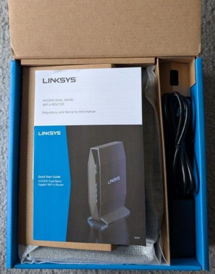 Linksys E8450 AX3200 WiFi 6 Router: Dual-Band Wireless Home Network, 4 Gigabit Ethernet Ports, 3.2Gbps with Latest OpenWRT Pre-Installed!