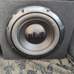 12" ALPINE SUBWOOFER in Sealed Box