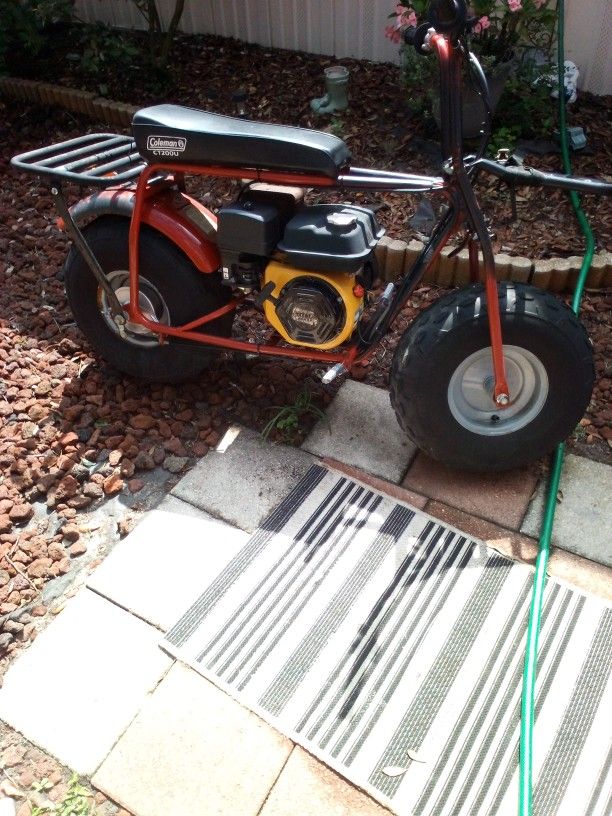 2018 CT200 mini bike with 6.5 Titan motor Coleman