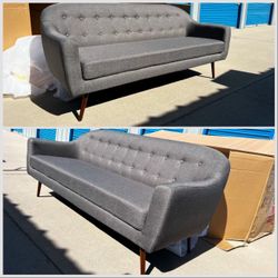 Brand New. (Set of 2) Mid Century Modern Sofa’s. Our Price $699(Set Retails Online Over $2800) 