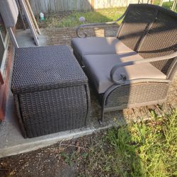 Patio Furniture And Basket FREE