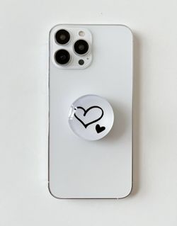 Heart Print Stand-Out Phone Grip 