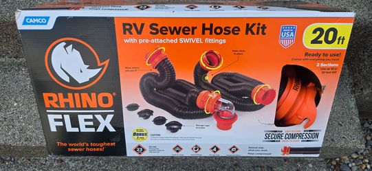 RINO 20 FOOT RV SEWER HOSE KIT