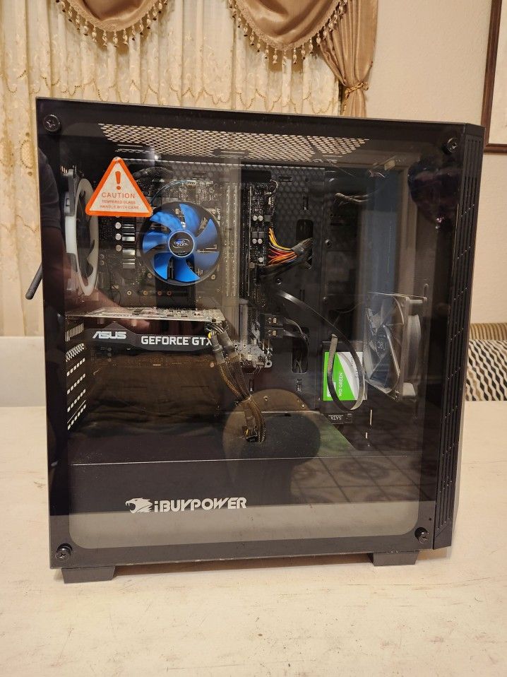 iBuyPower Gaming PC(110GB SSD, GeForce GTX 1660, Intel Core i5-9400, 24GB RAM)