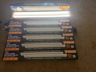 Feit Electric 5,000 Lumen LED Shop Lights 2-Pack