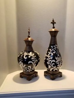 MODERN ART RUSTIC STEEL CANISTERS