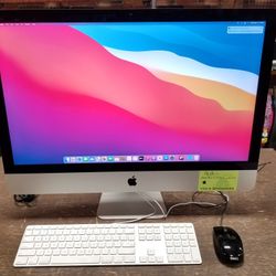 Apple iMac 27" 5k Retina - Late 2015, Intel Core i5-6500 3.2GHz Quad Core, 16GB RAM, 512GB SSD