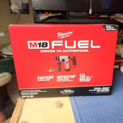 Milwaukee M18v Brushless Cordless 1” SDS Plus Rotary Hammer Tool Only 