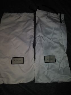 2 Gucci shoe bags