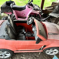 Old Ride On Toys That Are Not Running. 
