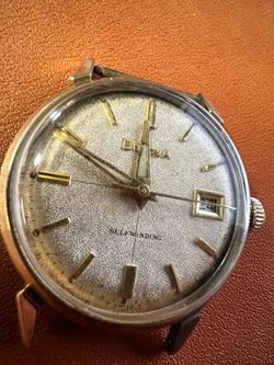 Vintage Bulova 11ALACD Automatic Crosshair Watch - RUNNING (No Case Back)