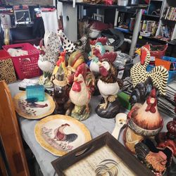 Assortment Of Chicken Decor