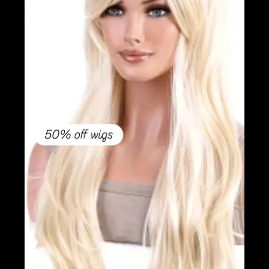 I Sell Wigs Synthetic Cap 26 In Long All New Heat Resistant Beautiful