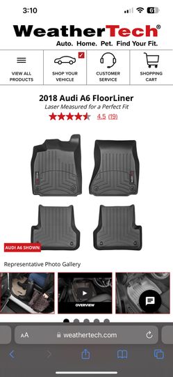 2018 A6 Weather Tech Mats