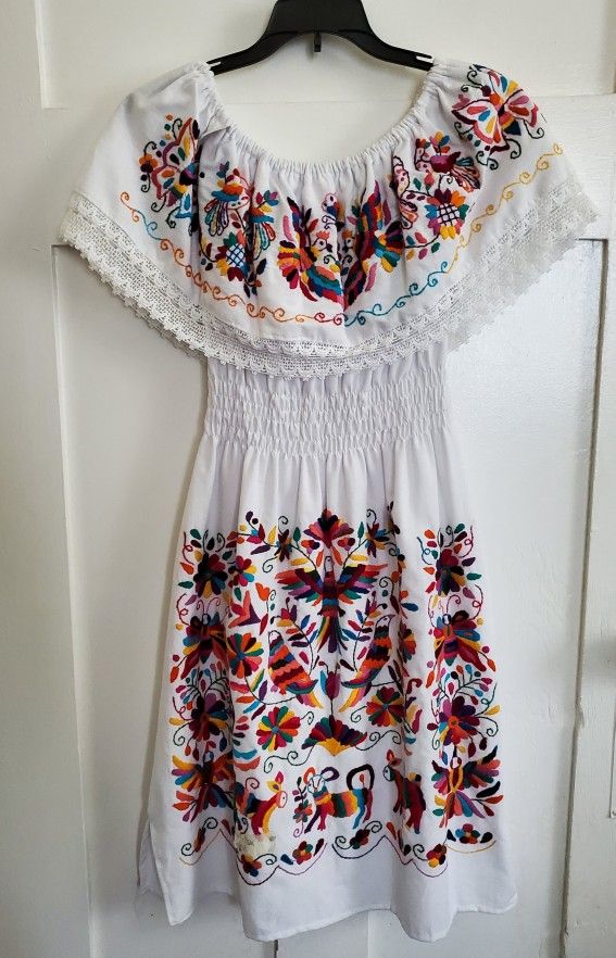Embroidered FIESTA Mexican Dress