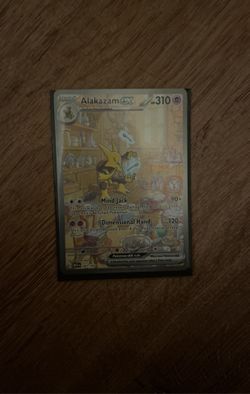 Alakazam EX Scarlet And Violet 151 Pokemon Card