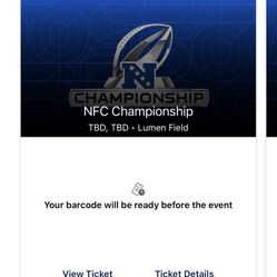 Seahawks NFC championship Game Tickets • 2 Tickets 