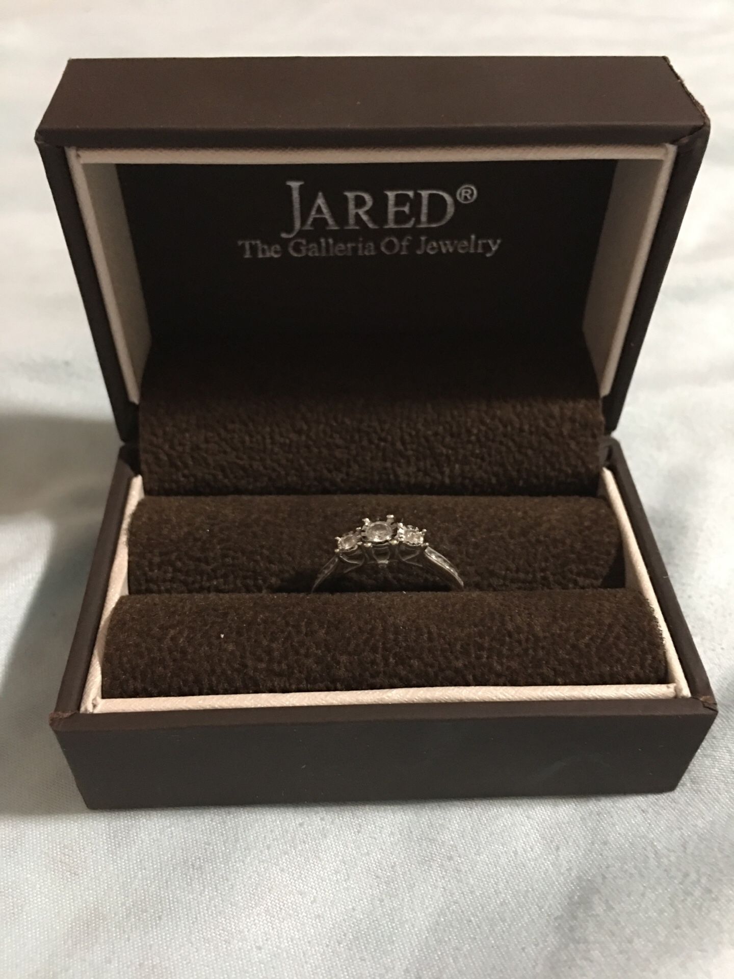 Diamond engagement ring from Jared’s
